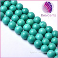 Natural turquoise beads,Round gemstone beads
